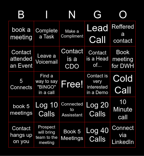 P-DAY BINGO Card