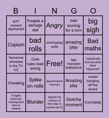 The fabled rematch of the century Bingo Card