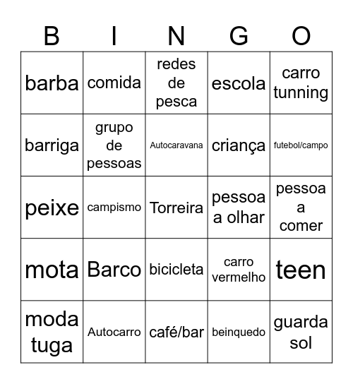 Torreira bingo Card