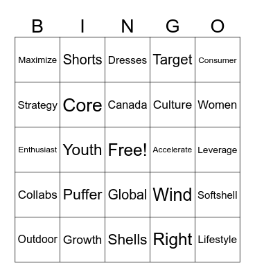 RPS BINGO Card