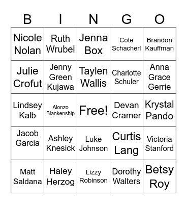 NEW FACULTY FUN FACTS 2024 Bingo Card