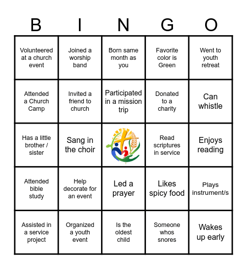 HUMAN BINGO Card