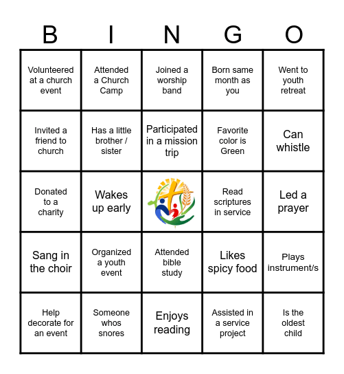 HUMAN BINGO Card