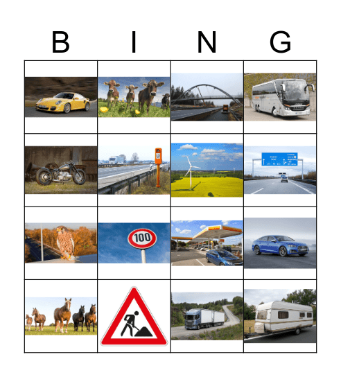 Reisebingo Card