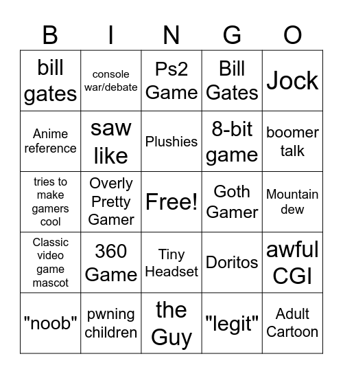 Stay Alive Bingo Card