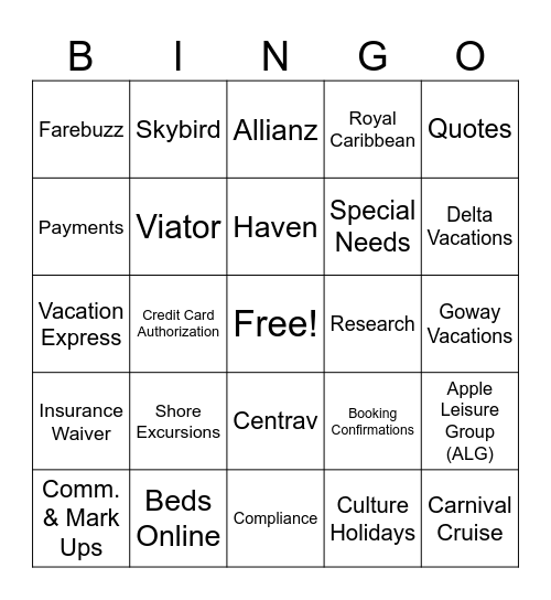 Passport 2 Success Mentorship Program Bingo Card