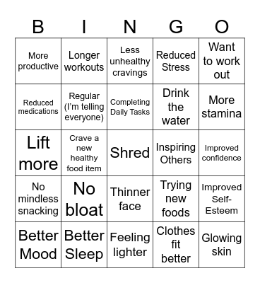 Non- Scale Victory Bingo Card