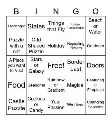 NCTPSS Puzzle Bingo 2024 Bingo Card