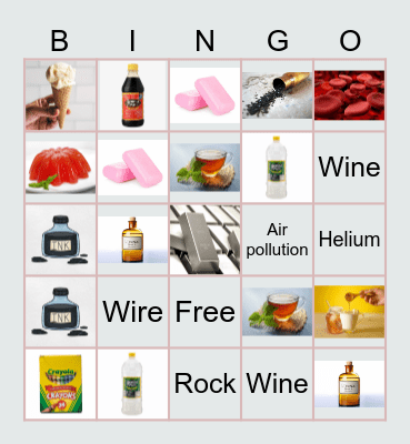 MIXTURE ME! Bingo Card