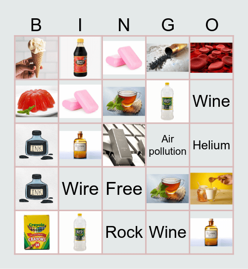 MIXTURE ME! Bingo Card