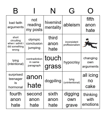 EPPRBCU Drama Bingo Card