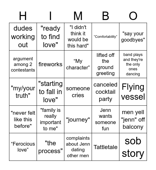 Bach Bingo Jenn #3 Bingo Card