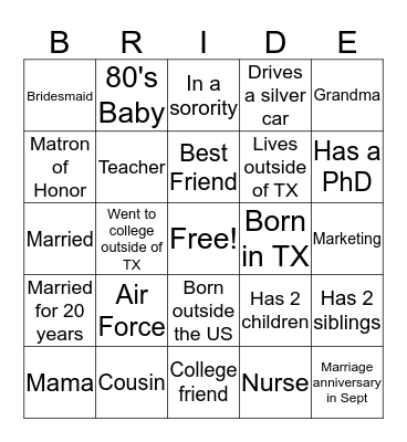 Boots N Bling, Nellie's Last Fling! Bingo Card