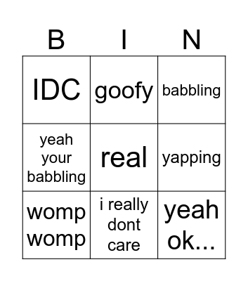 christians vocabulary Bingo Card