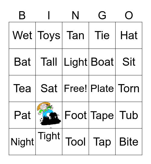 /t/ Bingo Card