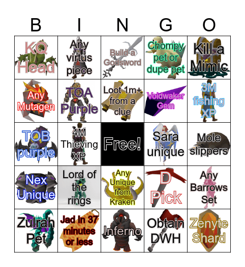 Slayer Society BINGO August 2024 Bingo Card