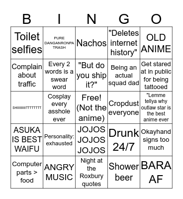 BADSEED BINGO Card