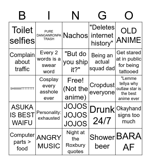 BADSEED BINGO Card