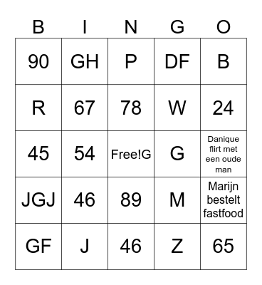 MALTA 2024 Bingo Card