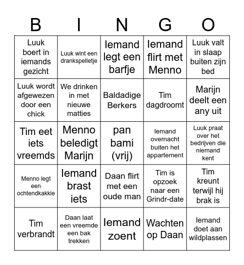 MALTA 2024 - DANIQUE Bingo Card