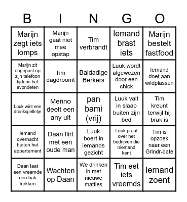 MALTA 2024 - MENNO Bingo Card