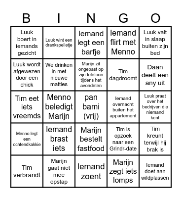 MALTA 2024 - DANIQUE Bingo Card