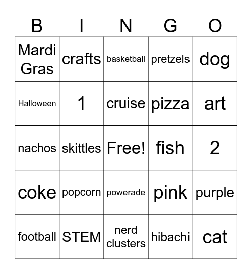 Get to know Mrs. Everett Bingo Card