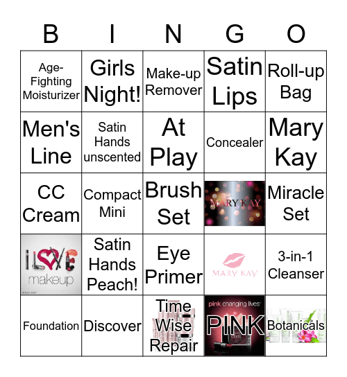 Mary Kay!!! Bingo Card