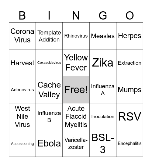Viral Bingo Card