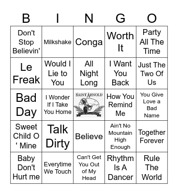 Woo Woo Speakeasy NYC Bingo Card