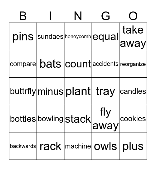 Review Bingo Card