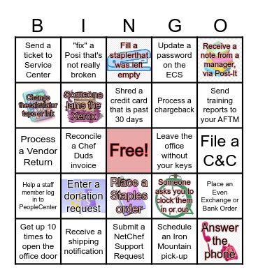 OST BINGO Card