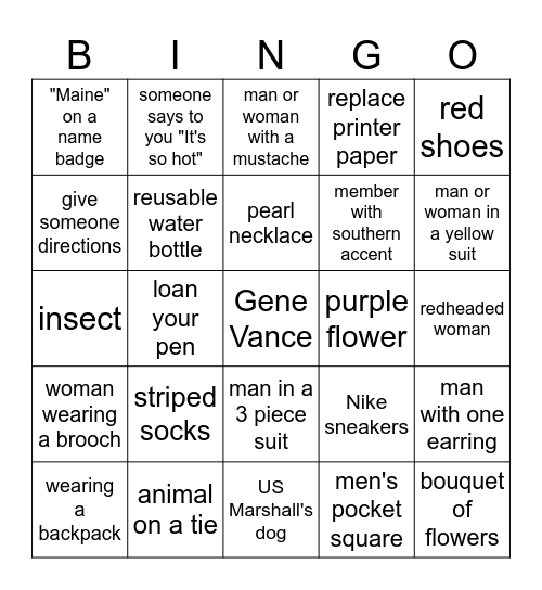 Policy and Planning Bingorama Bingo Card