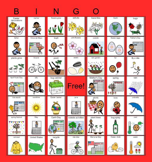 SPRING BINGO Card