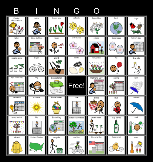 SPRING BINGO Card