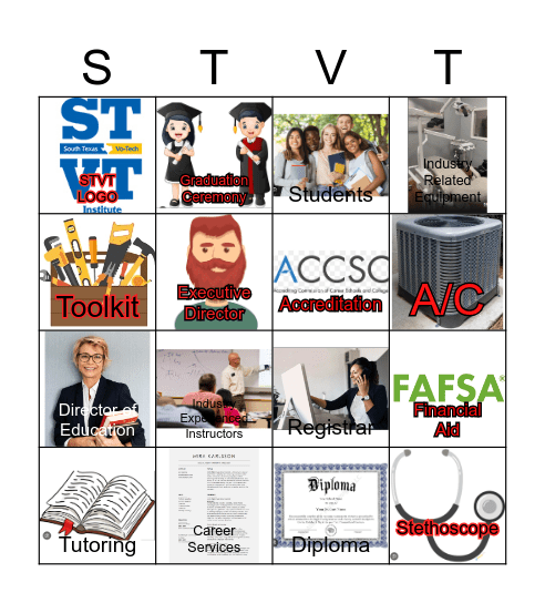 STVT Loteria Bingo Card