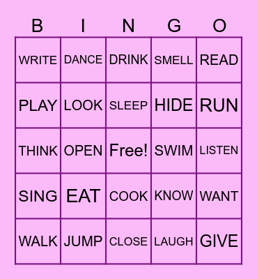GIULIA AND ISABELA Bingo Card