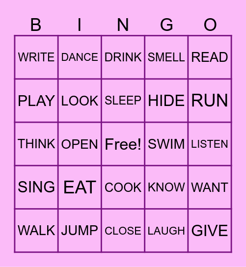 GIULIA AND ISABELA Bingo Card