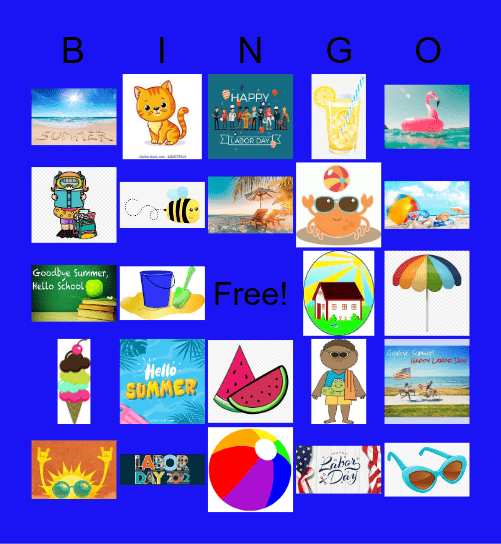 Summer BINGO Card