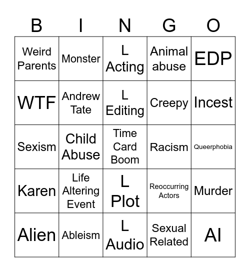 Tomorrow’s Teachings Bingo Card