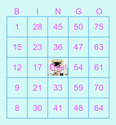 BINGoCo Bingo Card