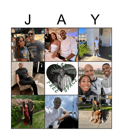 Jay Bingo Card
