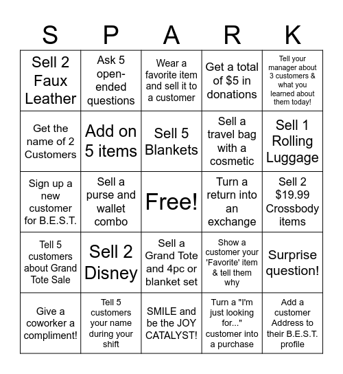 ADS Builder Bingo Card