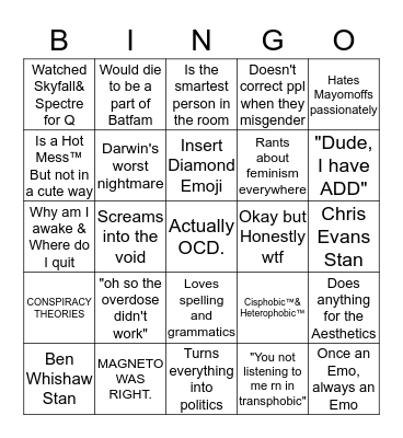 Will Bingo Card