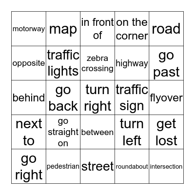 FM4 TRAFFIC Bingo Card
