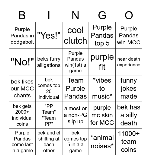 MCC EnderCup (purple/bek POV) Bingo Card