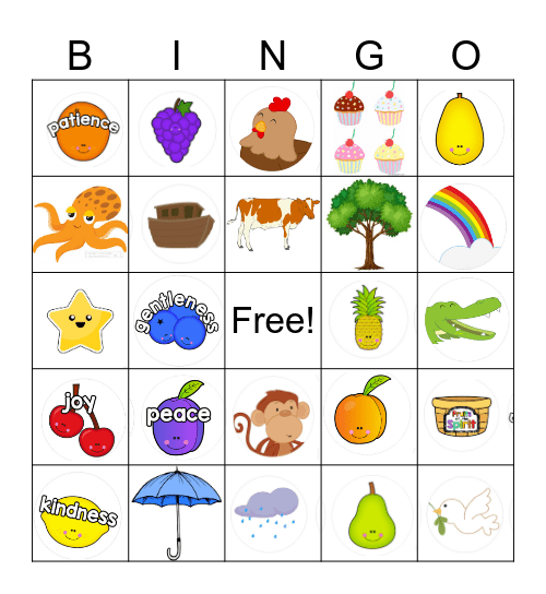 I love the Lord Bingo Card