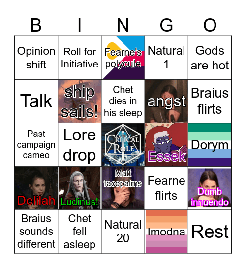 Movie night is over :( Bingo Card