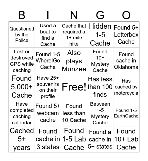 2016 Meet & Greet -  GC6K36J Bingo Card