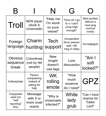 Hkhelp Bingo Summer Olympics 2024 Bingo Card